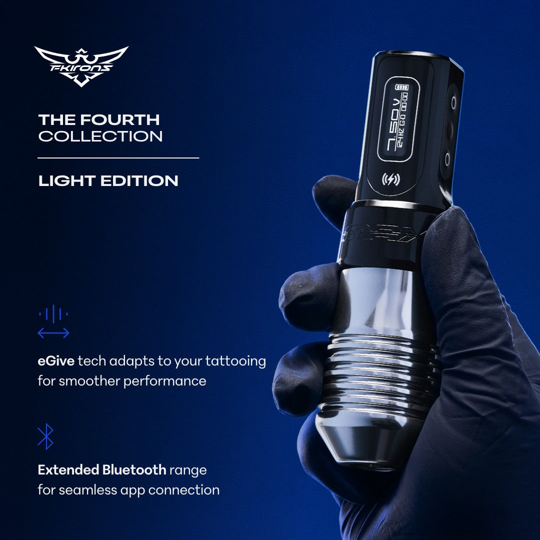 FK Irons Fourth Collection Flux Max Machine — Light Edition - FK Irons - Precision Tattoo Machines