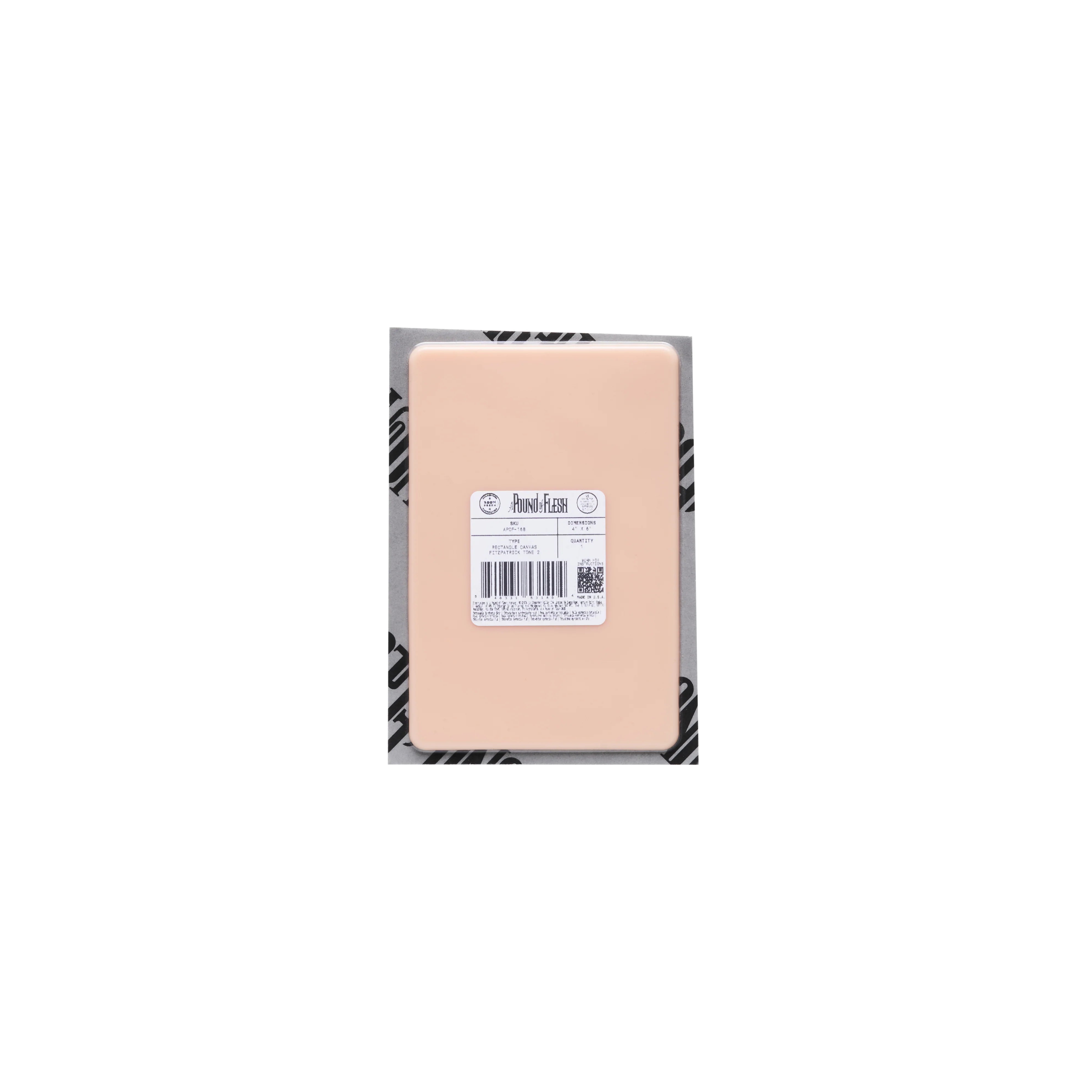 A Pound of Flesh Flat Canvas — 4" x 6" — Single or Pack - A Pound of Flesh