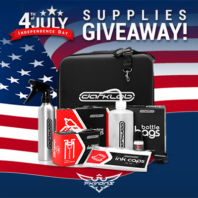 4th of July gift bag - FK Irons - Precision Tattoo Machines