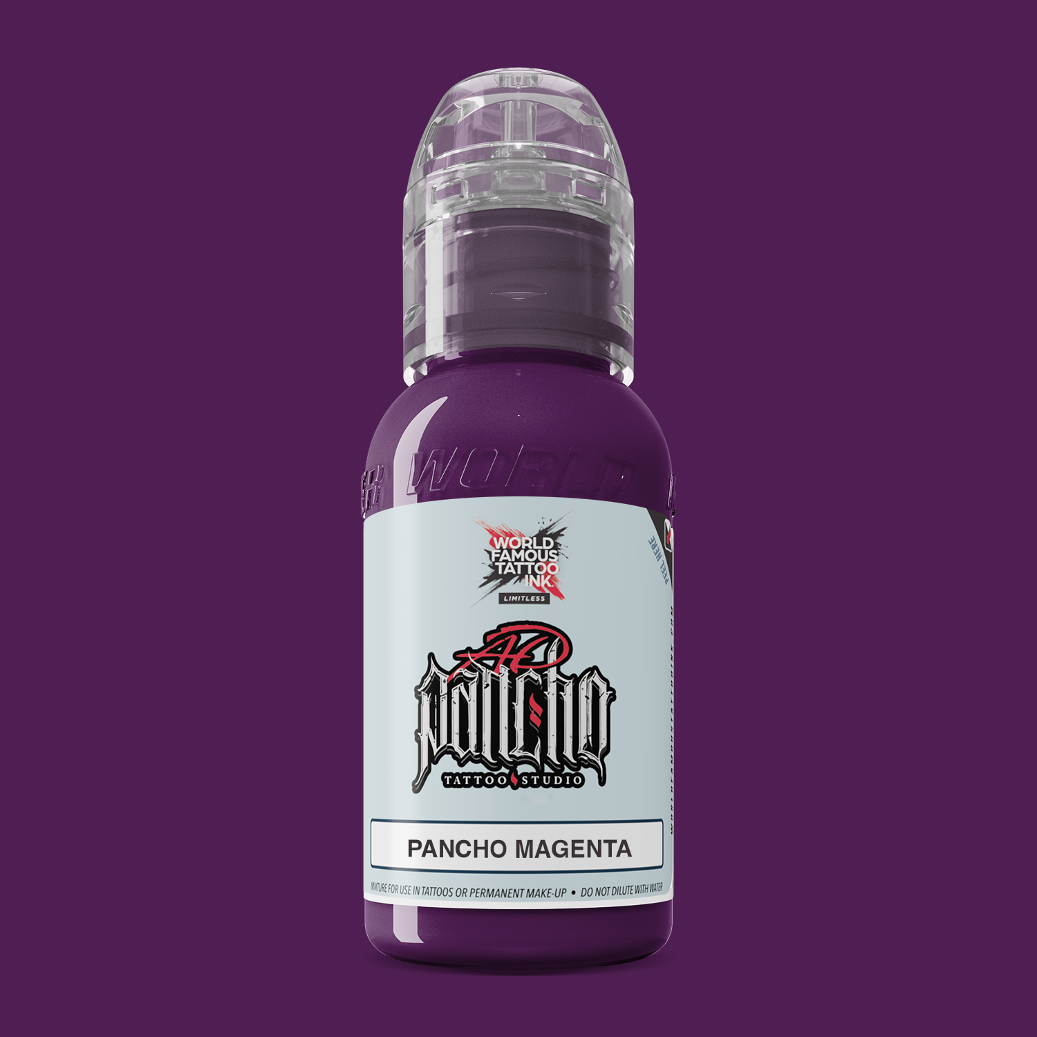Pancho Magenta — World Famous Tattoo Ink — Pick Size