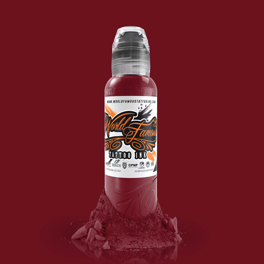 12 Color Primary Set #1 — World Famous Tattoo Ink — 1oz