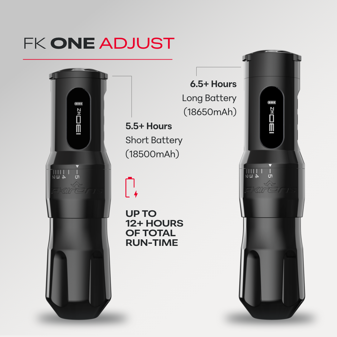 FK One Adjust Wireless Tattoo Machine - FK Irons - Precision Tattoo Machines