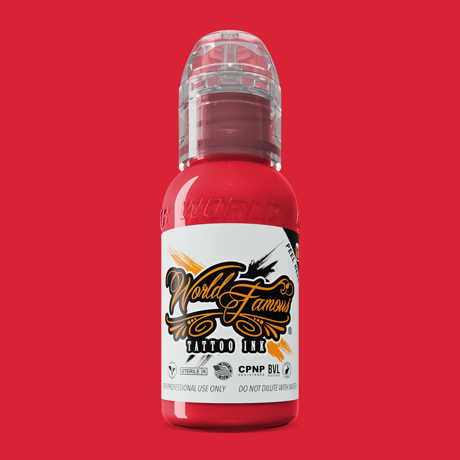 J. Ackerman Albert Fish Orange Blossom — World Famous Tattoo Ink — Pick Size