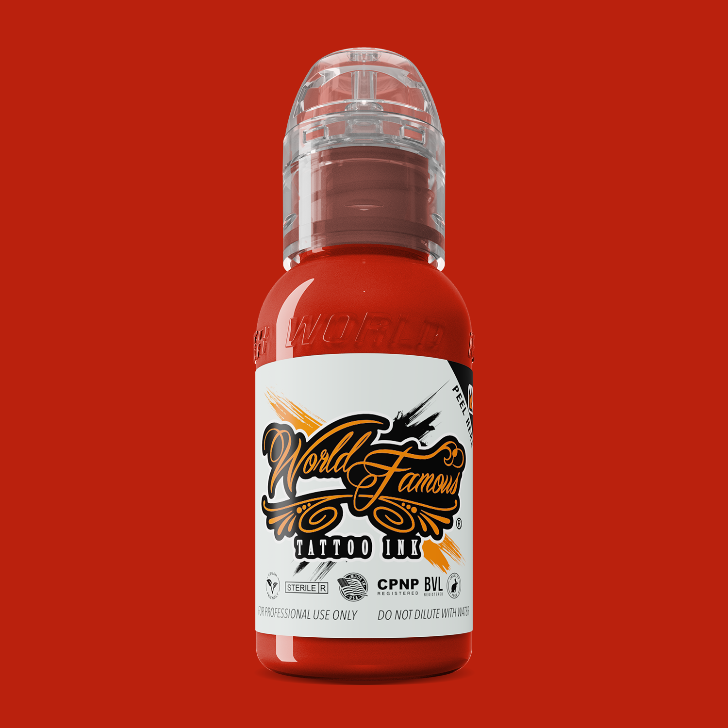Master Mike Inkfiend Red — World Famous Tattoo Ink — Pick Size