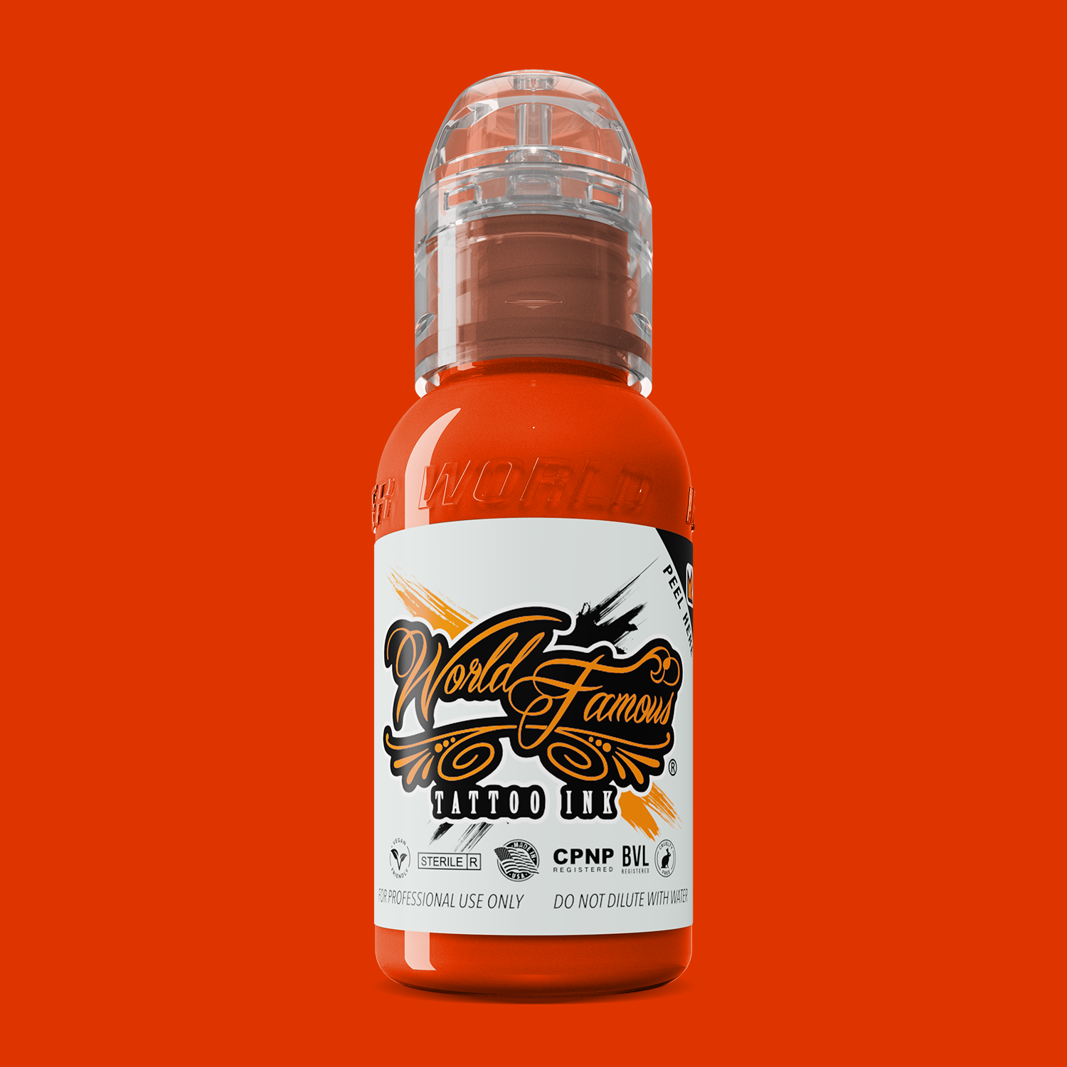 Jay Freestyle Orange — World Famous Tattoo Ink — Pick Size