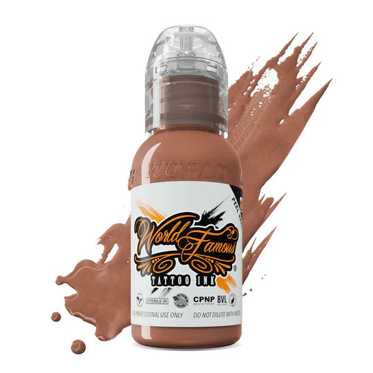 12 Color Skintone Set — World Famous Tattoo Ink — 1oz
