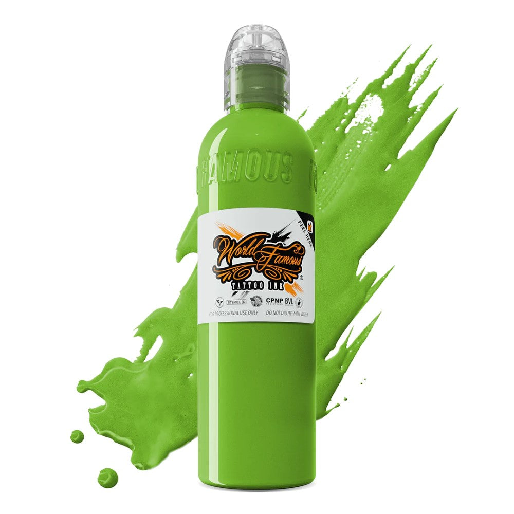 Master Mike Money Frog Green — World Famous Tattoo Ink — Pick Size