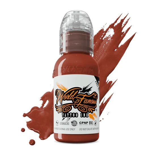 12 Color Skintone Set — World Famous Tattoo Ink — 1oz