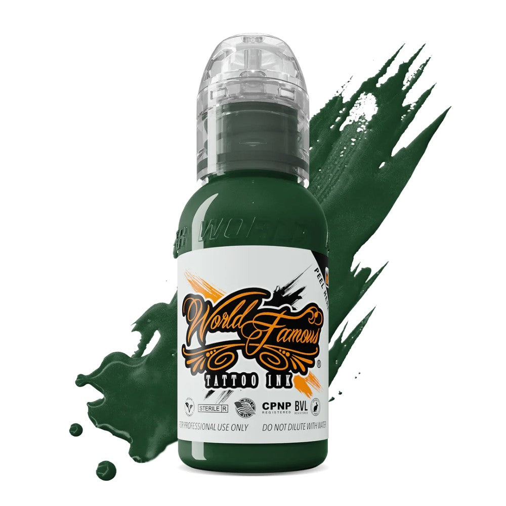 Sandra- Lonely Forest Green — World Famous Tattoo Ink — Pick Size