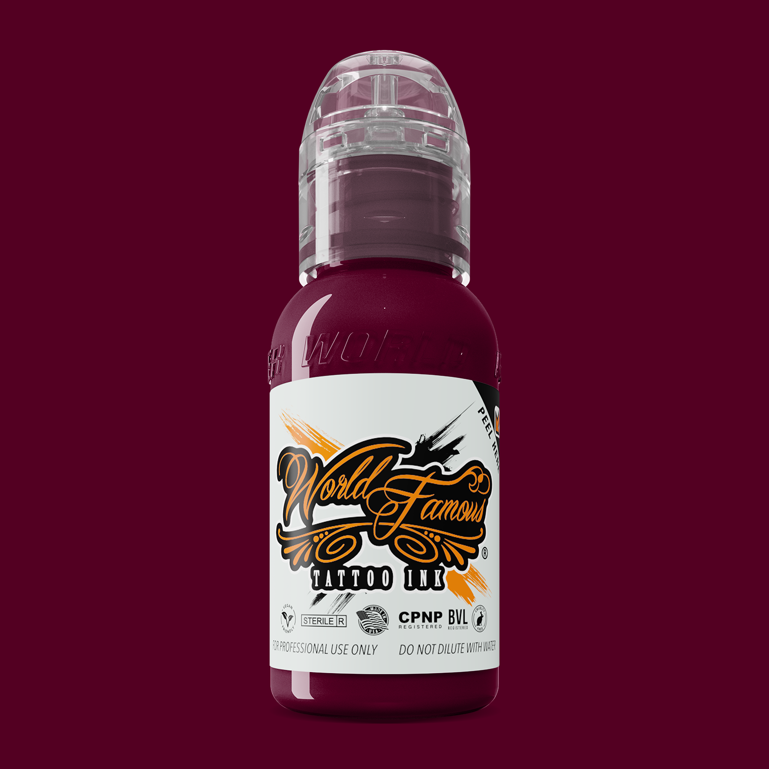 Deep Magenta — World Famous Tattoo Ink — Pick Size