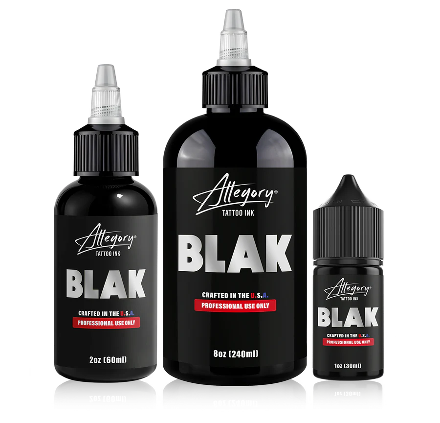 Allegory Premium Tattoo Ink — Blak — Pick Size