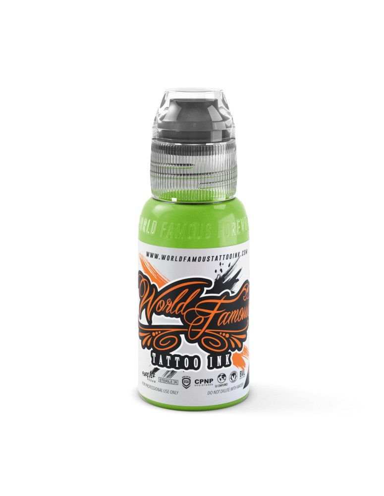 Master Mike Money Frog Green — World Famous Tattoo Ink — Pick Size