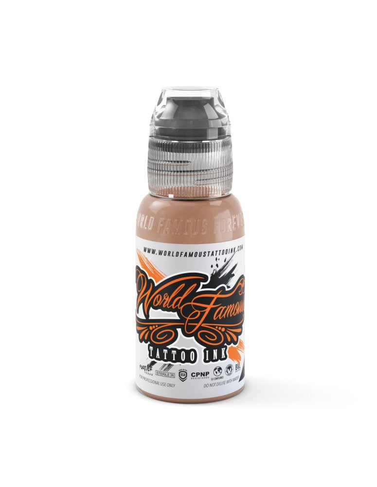 Pink Ribbon Tan Peach — World Famous Tattoo Ink — Pick Size