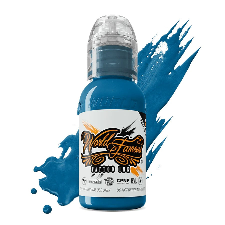 World Famous Blue Ink Set of 7 Bottles — Pick Size