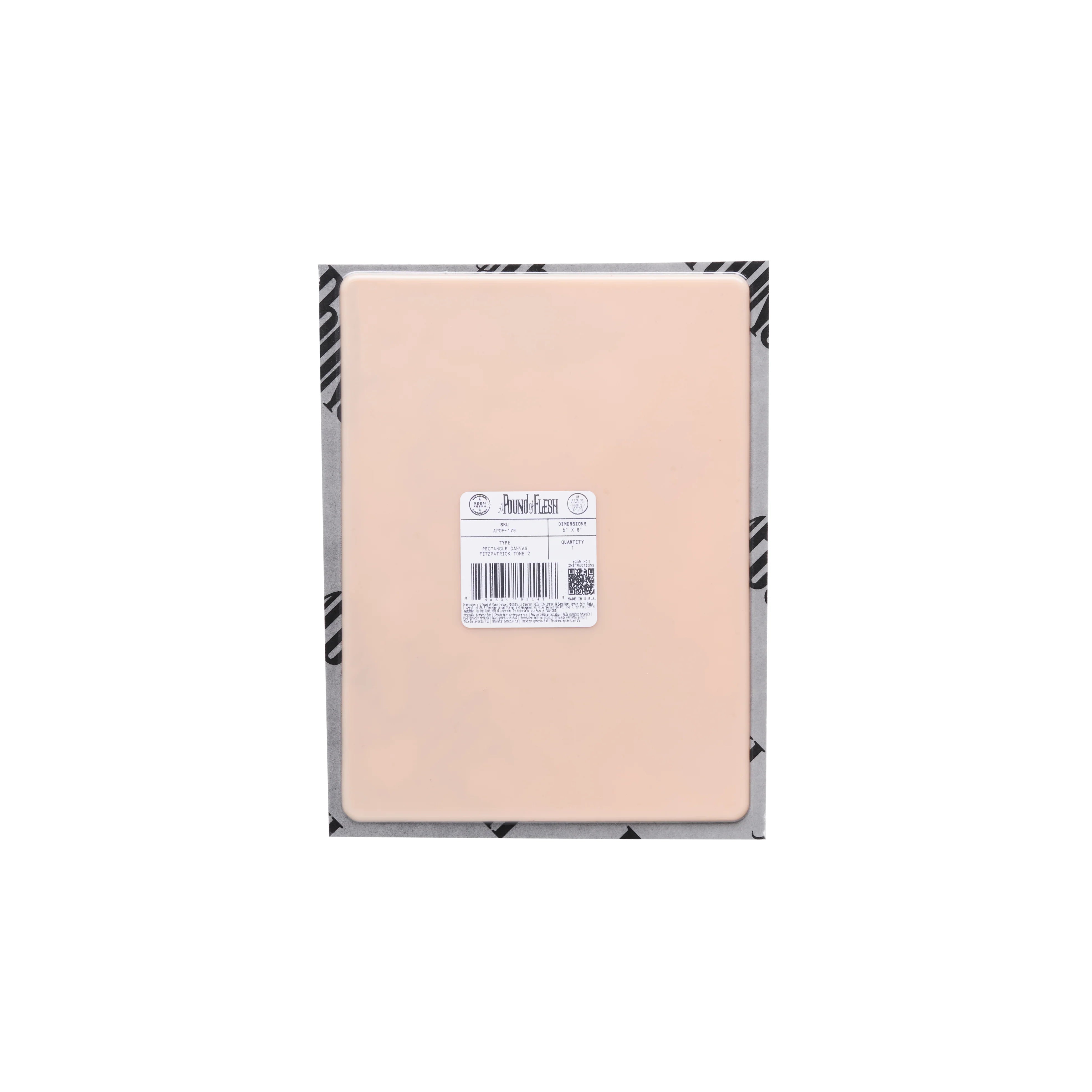 A Pound of Flesh Flat Canvas — 6" x 8" — Single or Pack - A Pound of Flesh