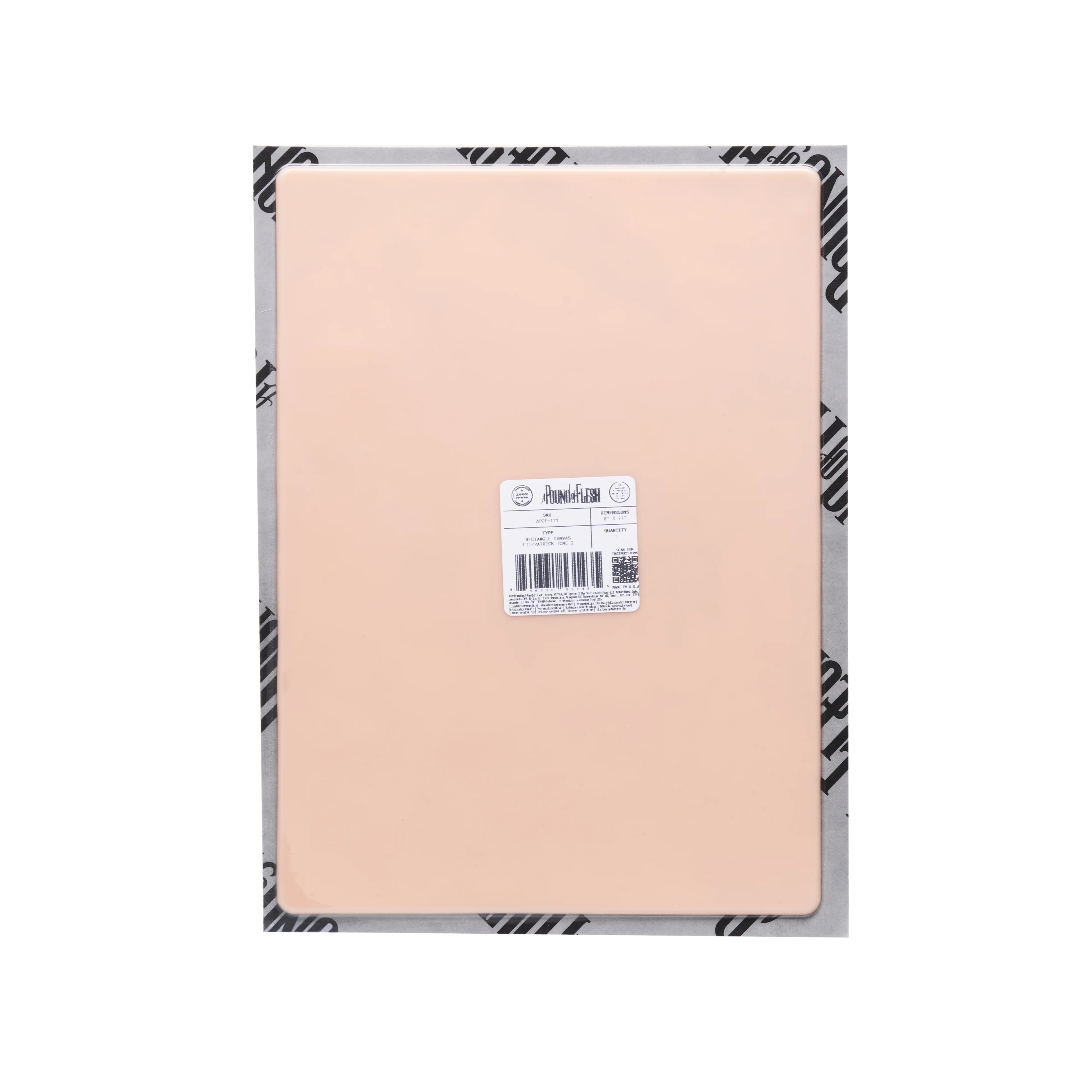 A Pound of Flesh Flat Canvas — 8" x 11" —  Single or Pack - A Pound of Flesh