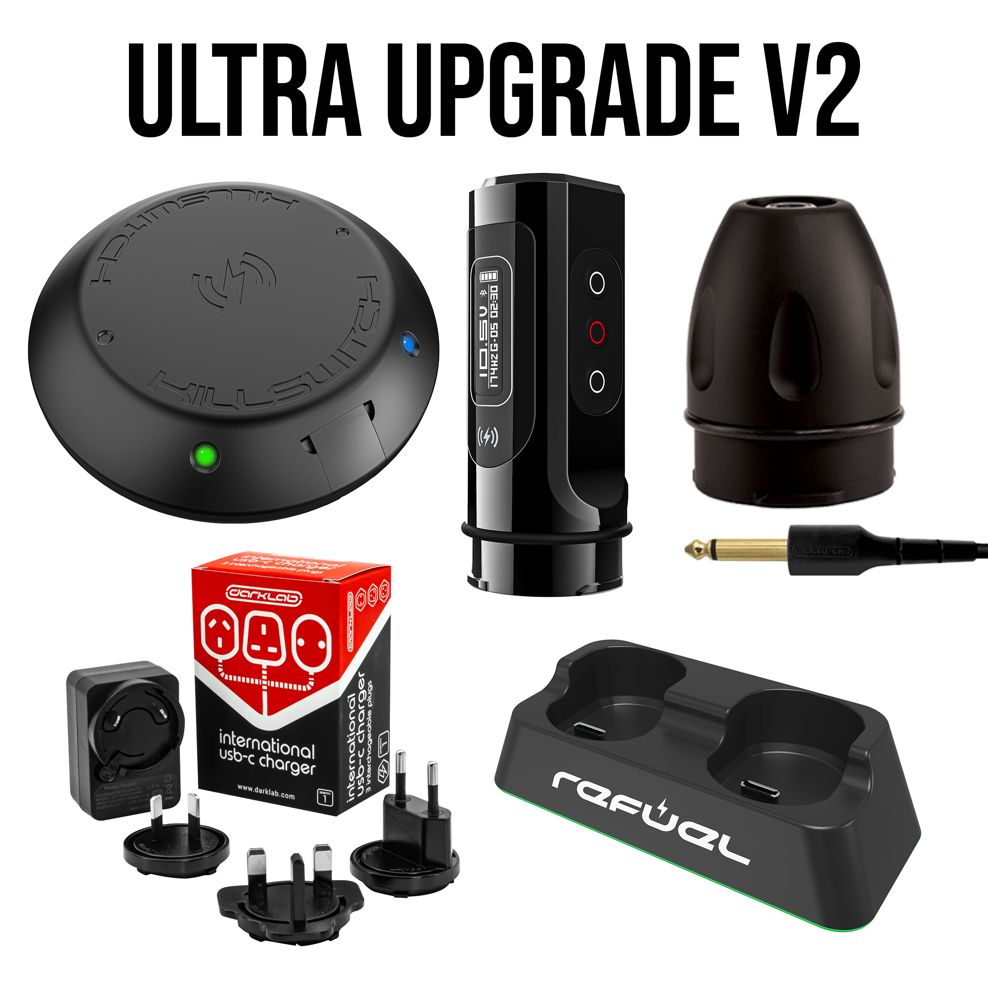 FK Irons ULTRA Upgrade Pack w/ PB 2+ - FK Irons - Precision Tattoo Machines