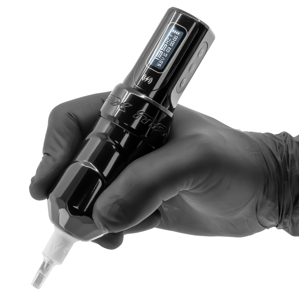 Flux Max Stealth with PowerBolt II - FK Irons - Precision Tattoo Machines
