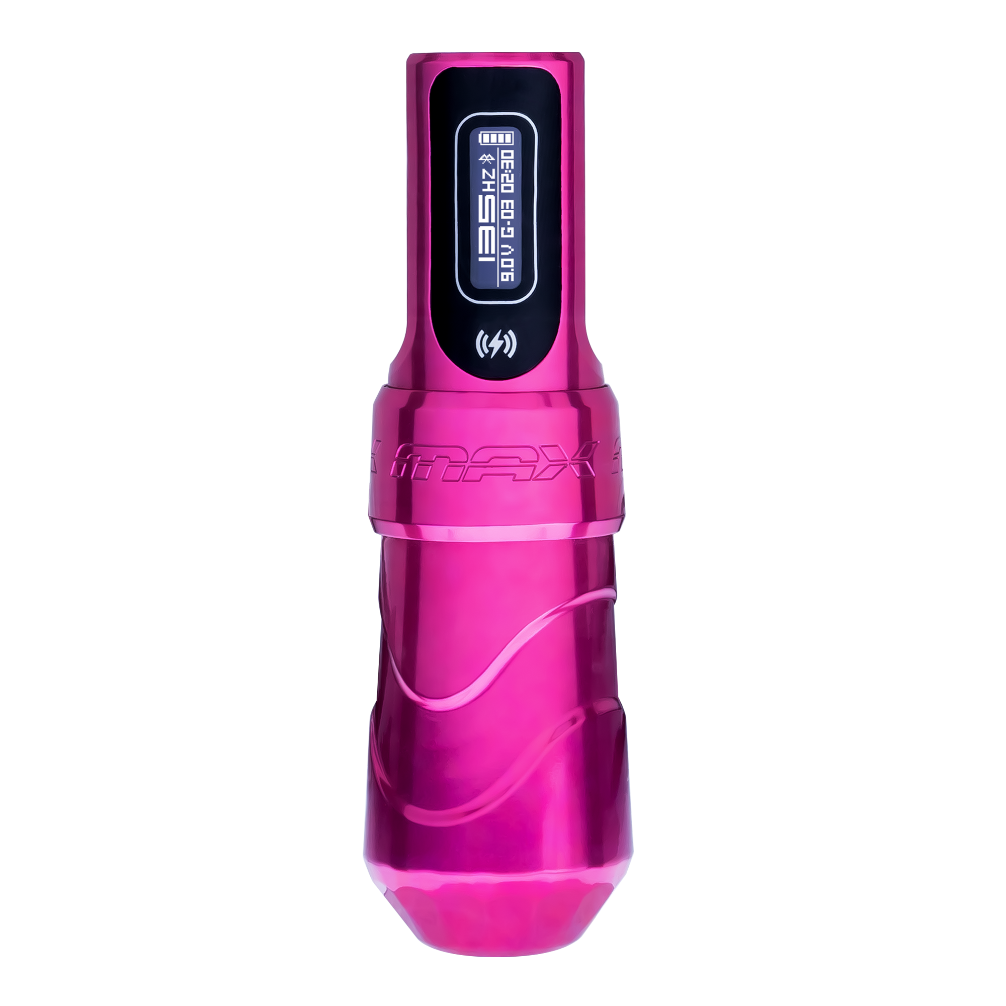 Flux Max Bubblegum with PowerBolt II - FK Irons - Precision Tattoo Machines