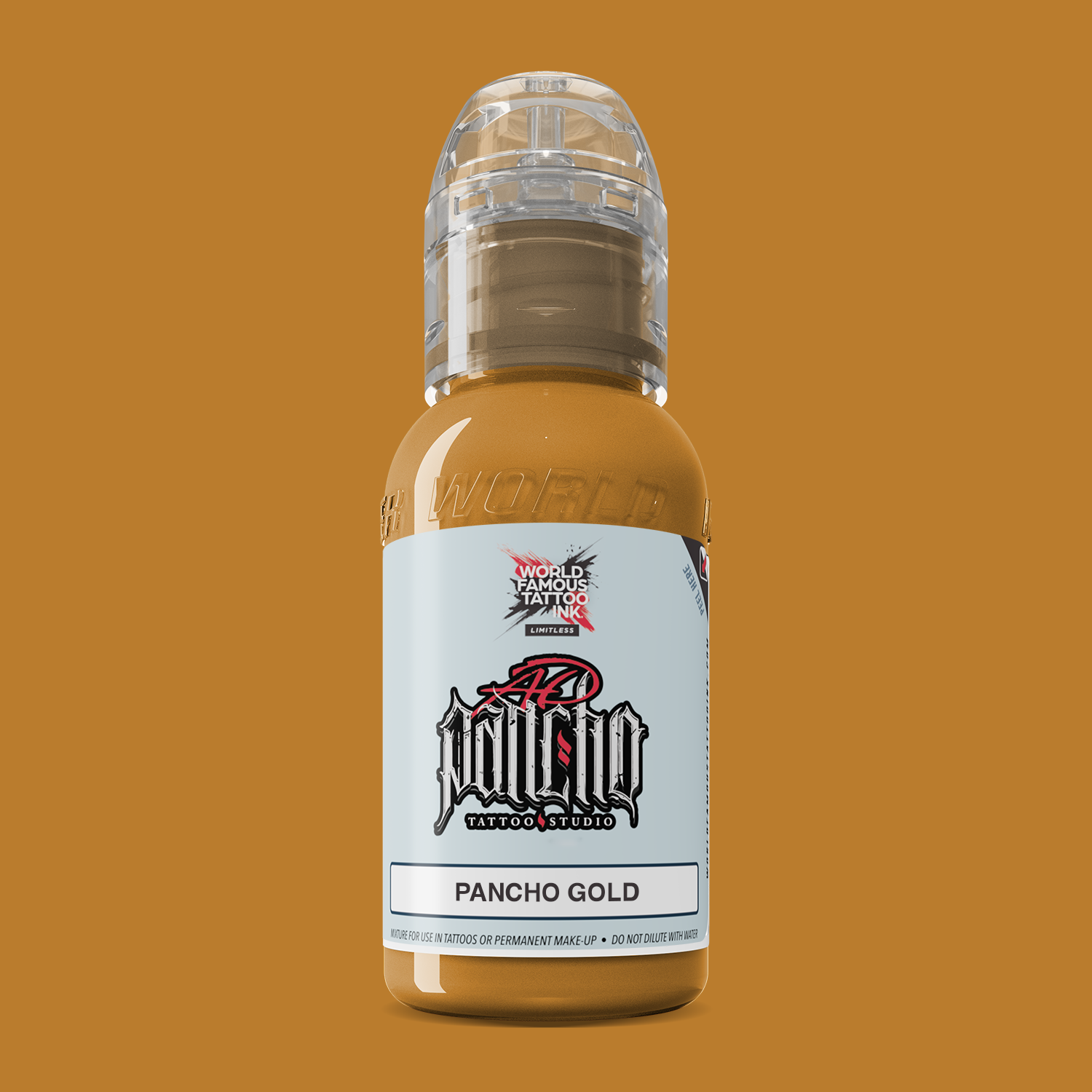 Pancho Gold — World Famous Tattoo Ink — Pick Size