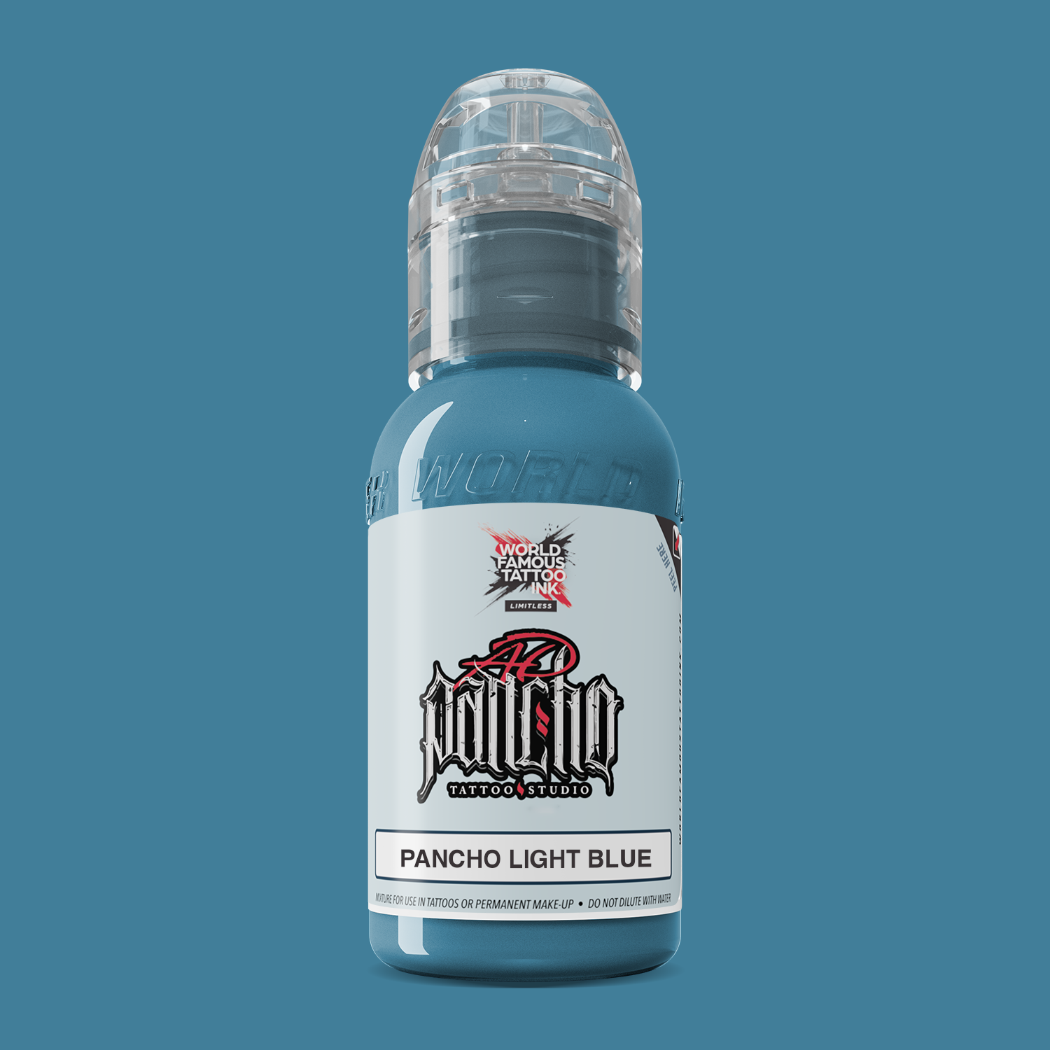 Pancho Light Blue — World Famous Tattoo Ink — Pick Size