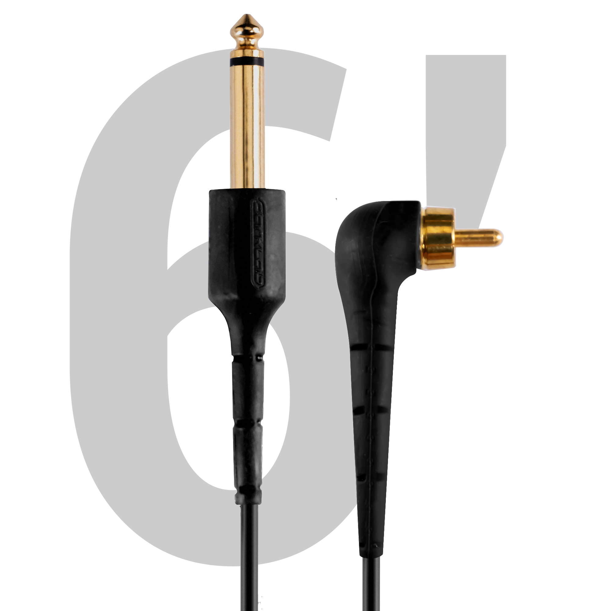 Darklab 90° RCA Air Cord - FK Irons - Precision Tattoo Machines