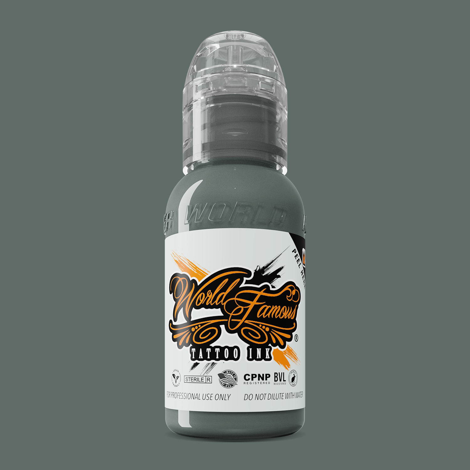 J. Ackerman Green River Grey — World Famous Tattoo Ink — Pick Size
