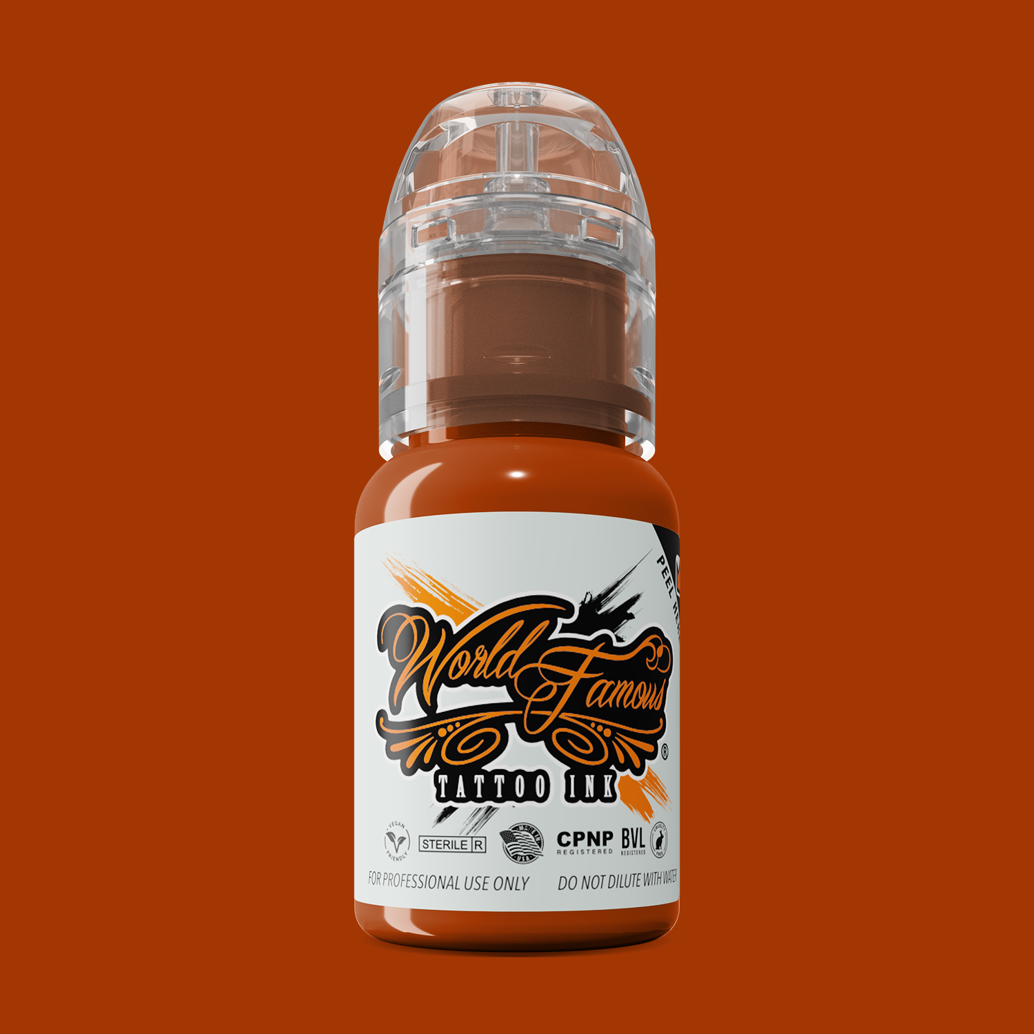 Burnt Orange — World Famous Tattoo Ink — Pick Size