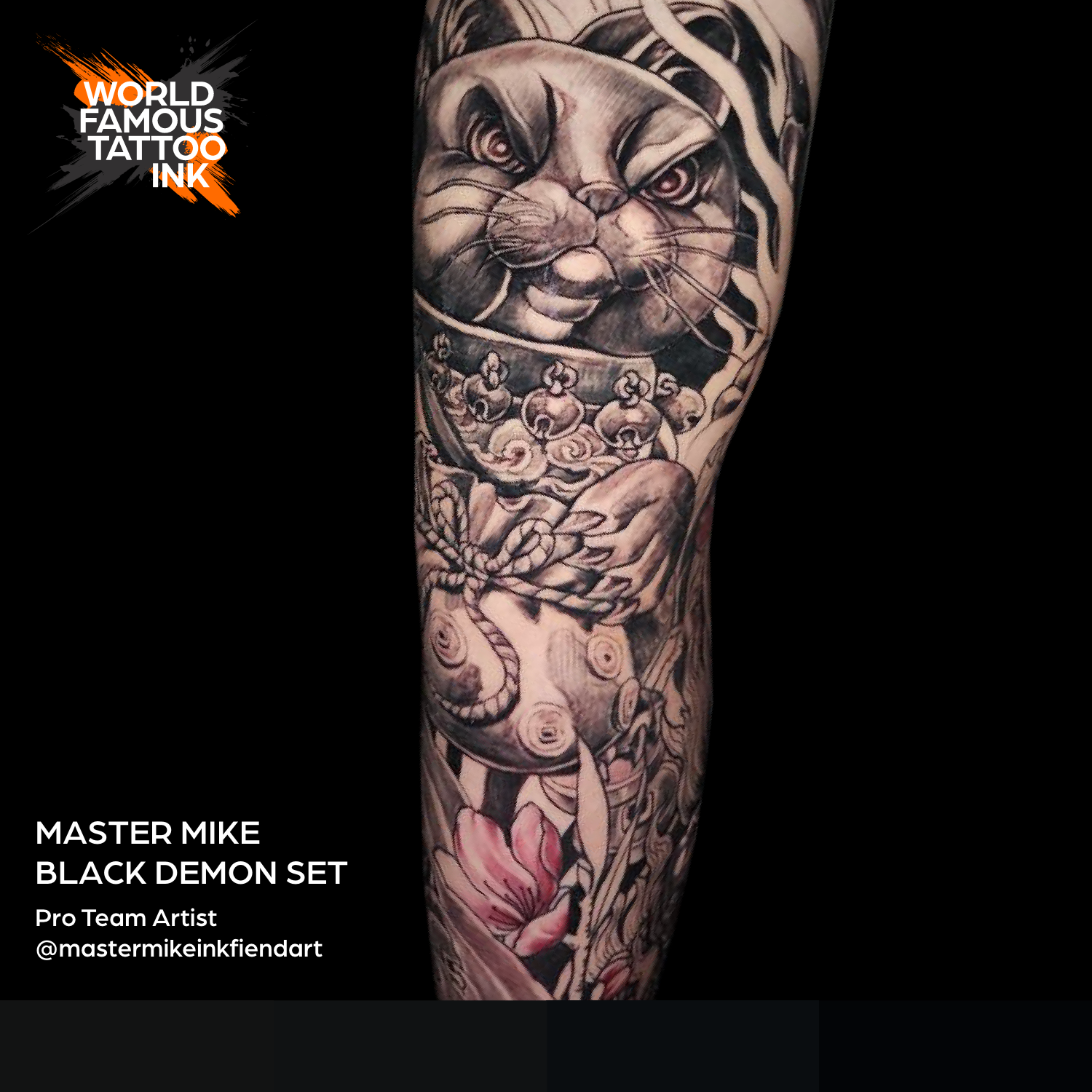 Master Mike Black Demon Set — World Famous Ink — 4oz