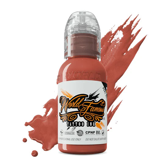 12 Color Skintone Set — World Famous Tattoo Ink — 1oz