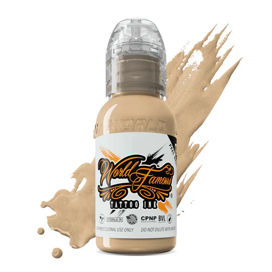 12 Color Skintone Set — World Famous Tattoo Ink — 1oz