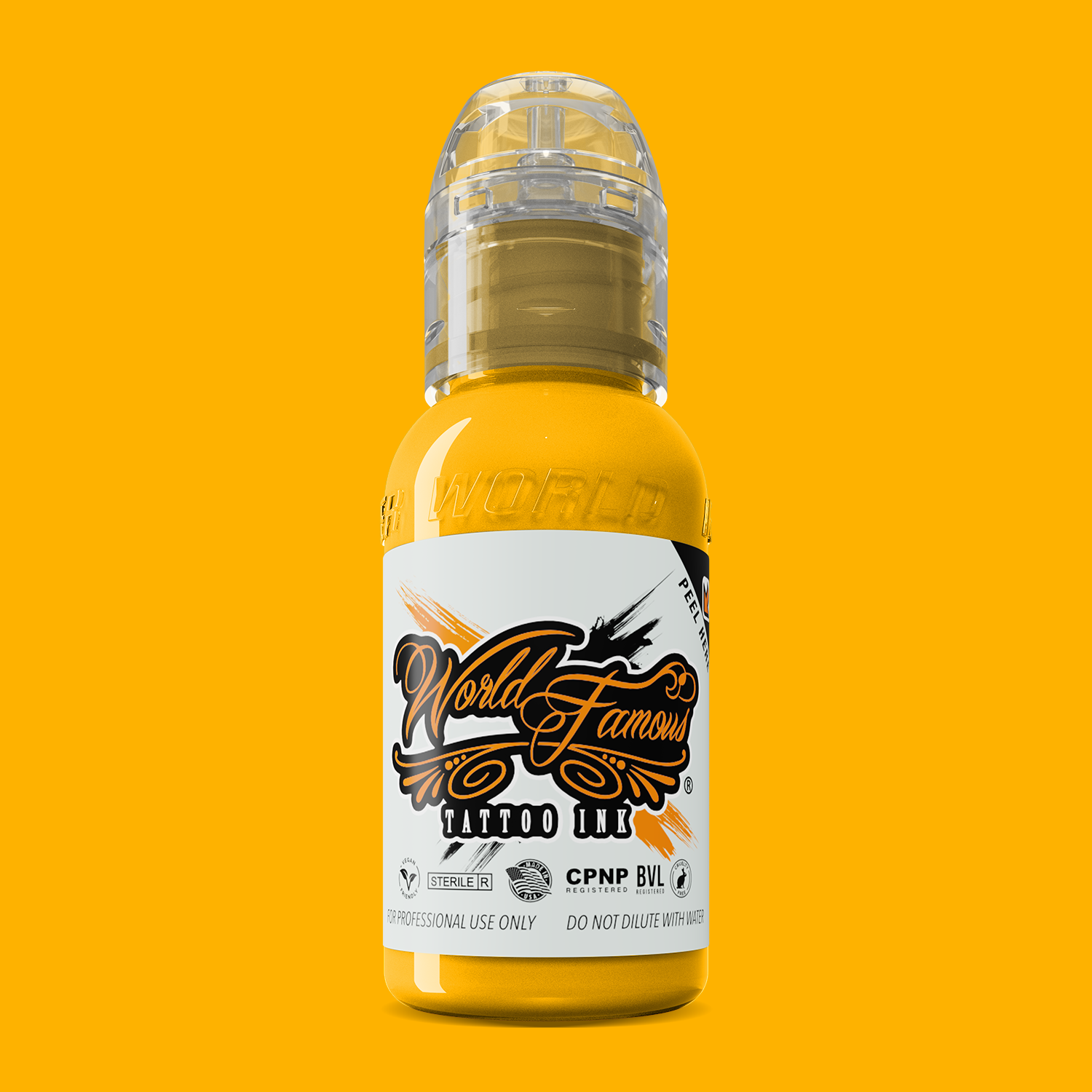 Nice Yellow — World Famous Tattoo Ink — Pick Size