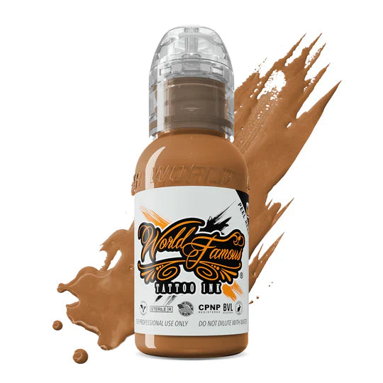 12 Color Skintone Set — World Famous Tattoo Ink — 1oz