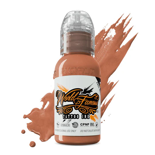12 Color Skintone Set — World Famous Tattoo Ink — 1oz