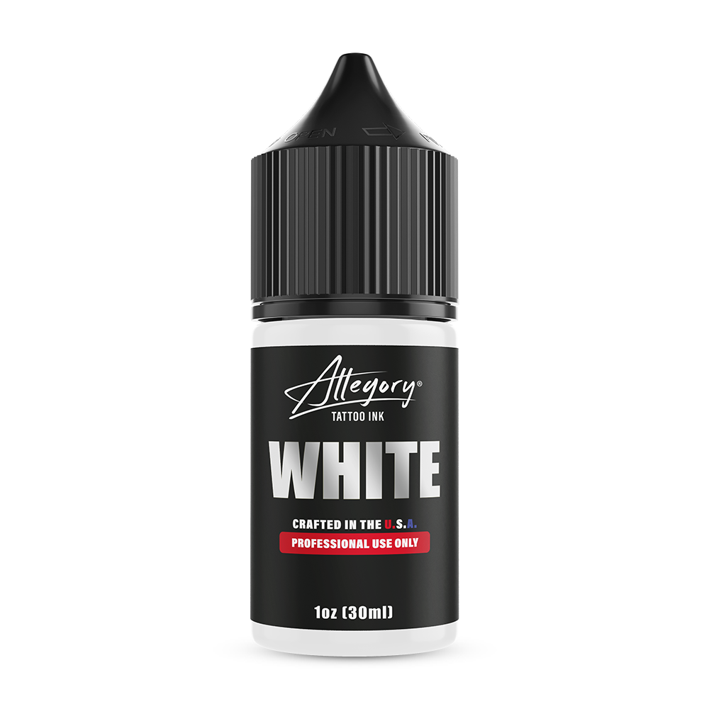 Allegory Premium Tattoo Ink — White — Pick Size
