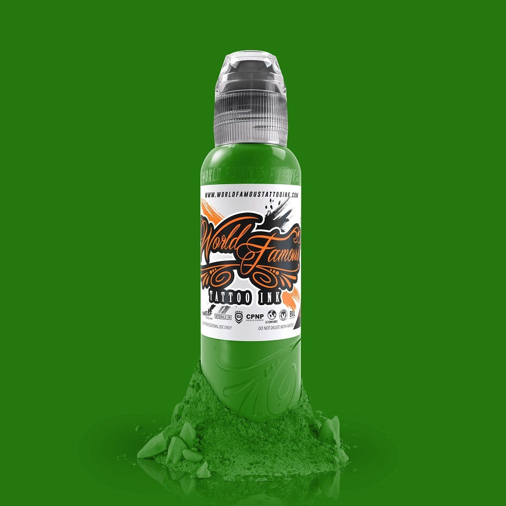 OLEG Light Green — World Famous Tattoo Ink — Pick Size